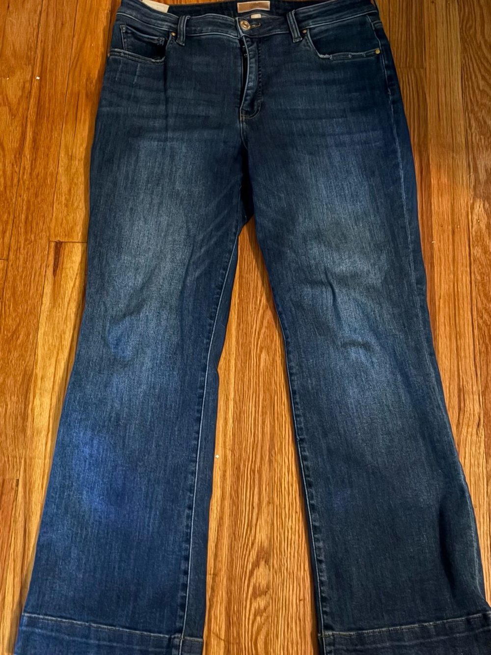 Kut from the Kloth Dark Blue Wide Leg Jeans